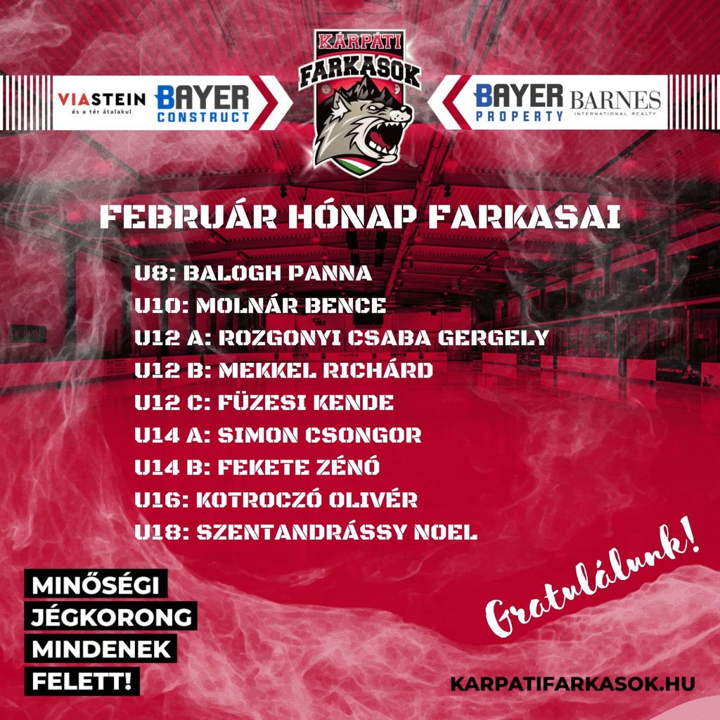 Ők lettek február legjobbjai!