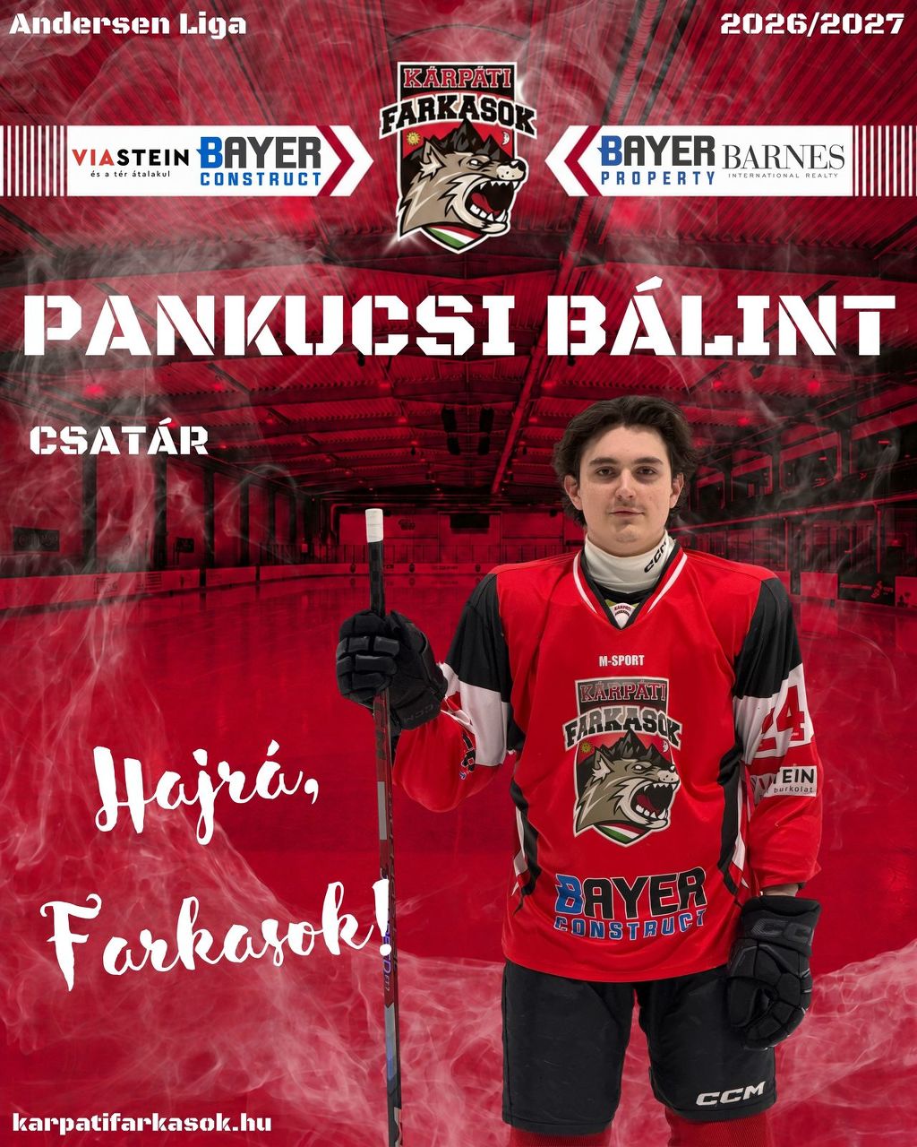 Pankucsi Bálinttal folytatjuk Andersen Liga-csapatunk bemutatását