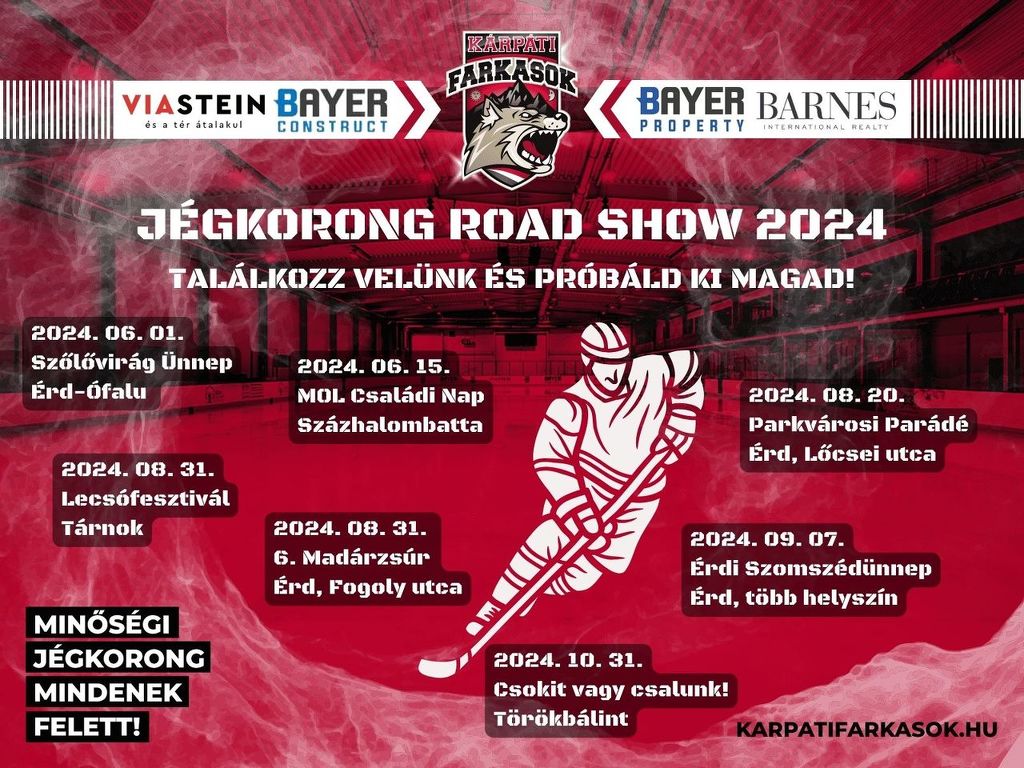 2024-ben sem maradunk jégkorong road show nélkül!