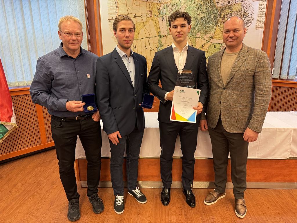 Érd Kiváló Sportolója-díjban részesült Balázs Előd