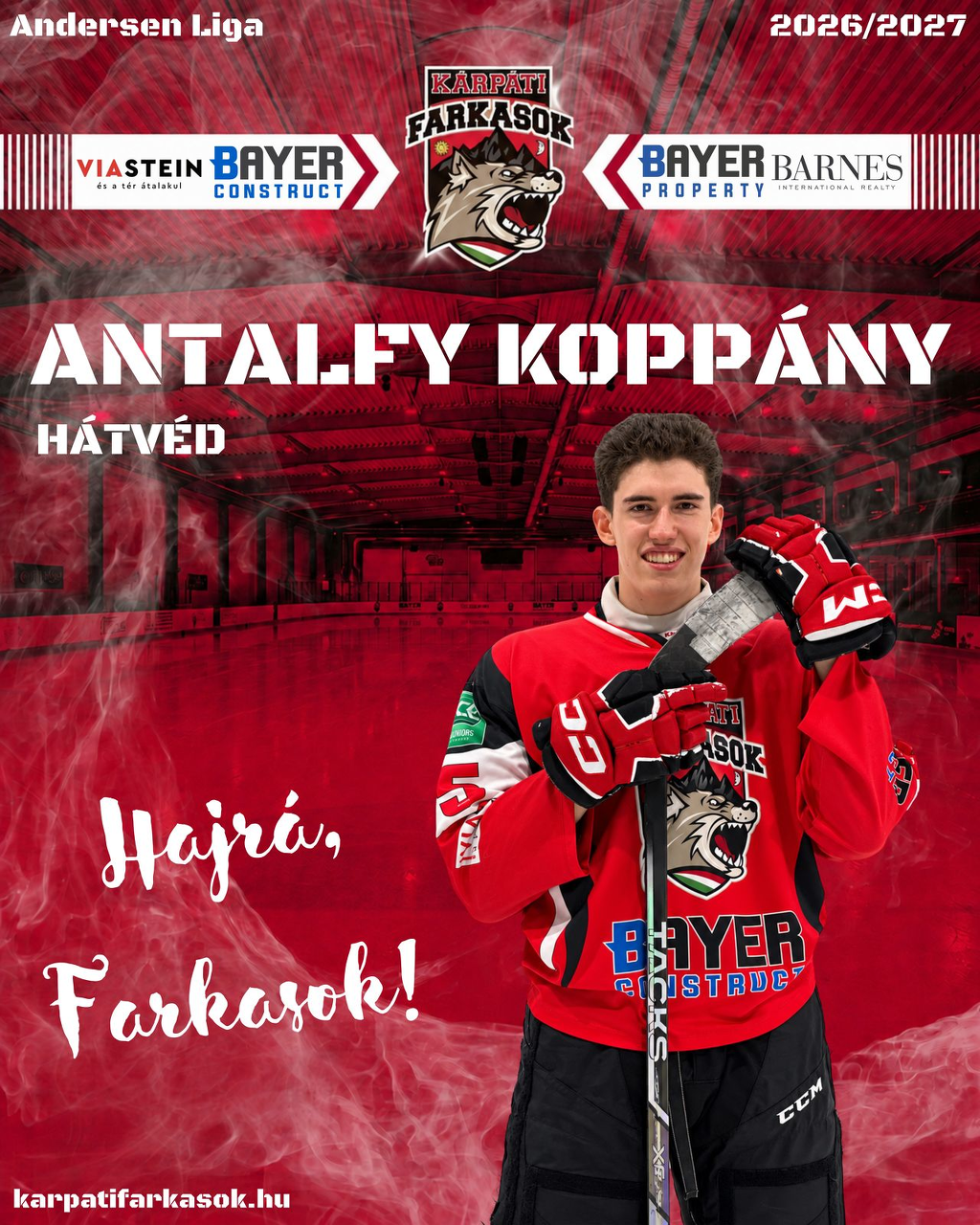 Antalfy Koppány András: az alapkőletételtől az Andersen Ligáig