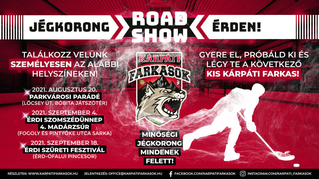 Jégkorong road show Érden