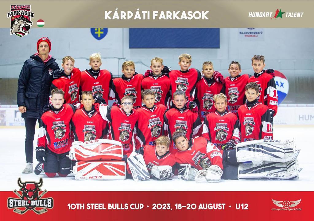 Nemzetközi tornán fejlődhettek U12-es jégkorongozóink