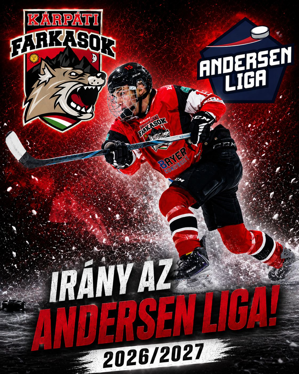 Történelmi mérföldkő: Andersen Ligában indulnak a Kárpáti Farkasok