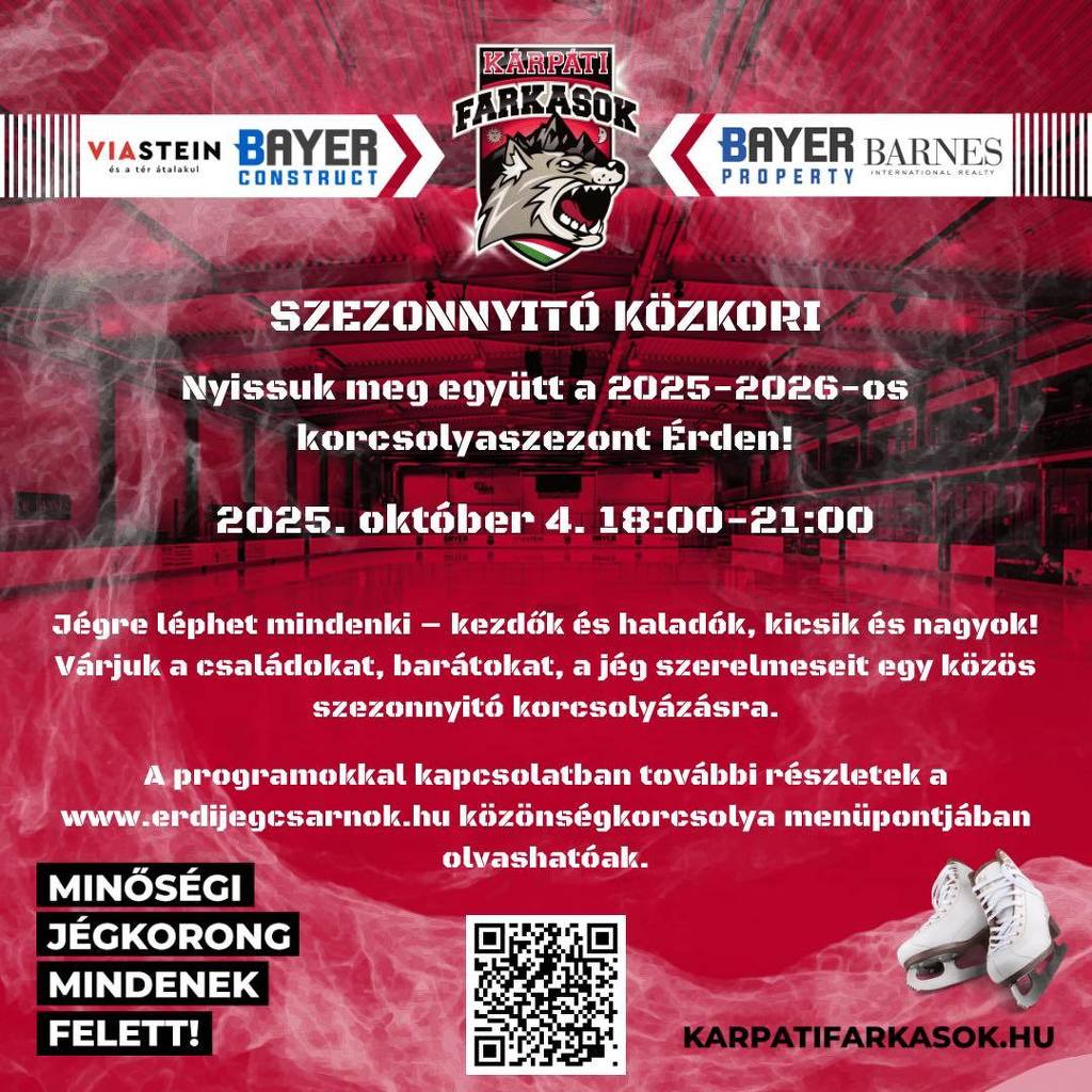 Szezonnyitó közkorcsolya Érden!